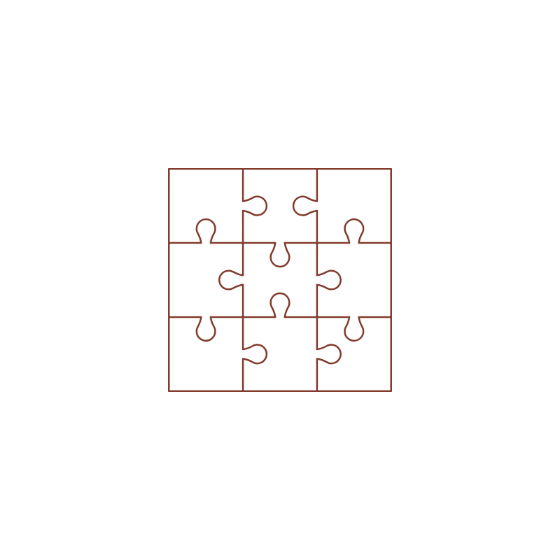 Symbol Puzzle - maßgeschneiderte Wohnlösungen für Privatkunden, Haus und Garten